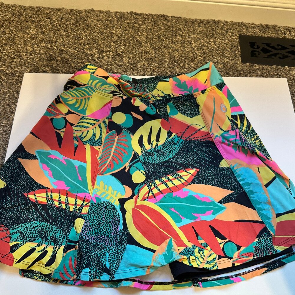Women’s Tropical Print Skort - Multicolor